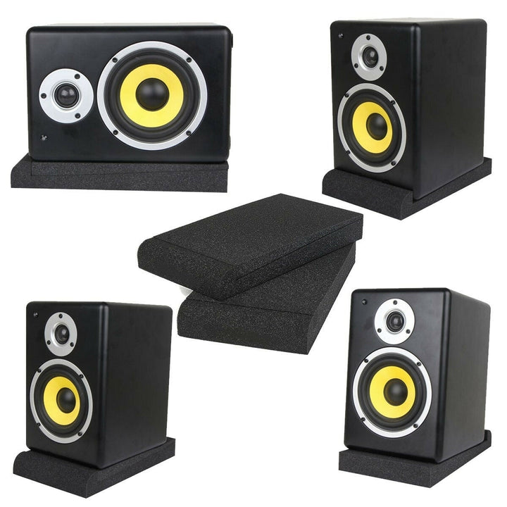 Studio Foam Monitor Isolation Pad Pads Soundproofing Foam Wall Tile Image 1