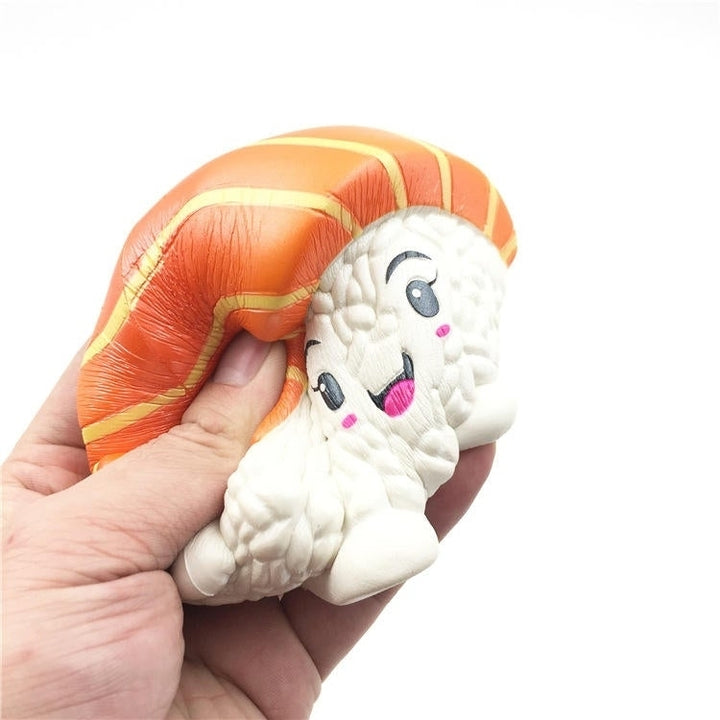 SquishyFun Tuna Salmon Sushi Squishy Jumbo 14cm Slow Rising Original Packaging Collection Gift Decor,DTTT Image 5