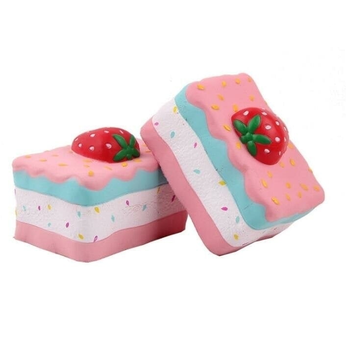 Strawberry Mousse Cake Squishy 1088.5CM Licensed Slow Rising With Packaging Collection Gift,DTTT Image 2