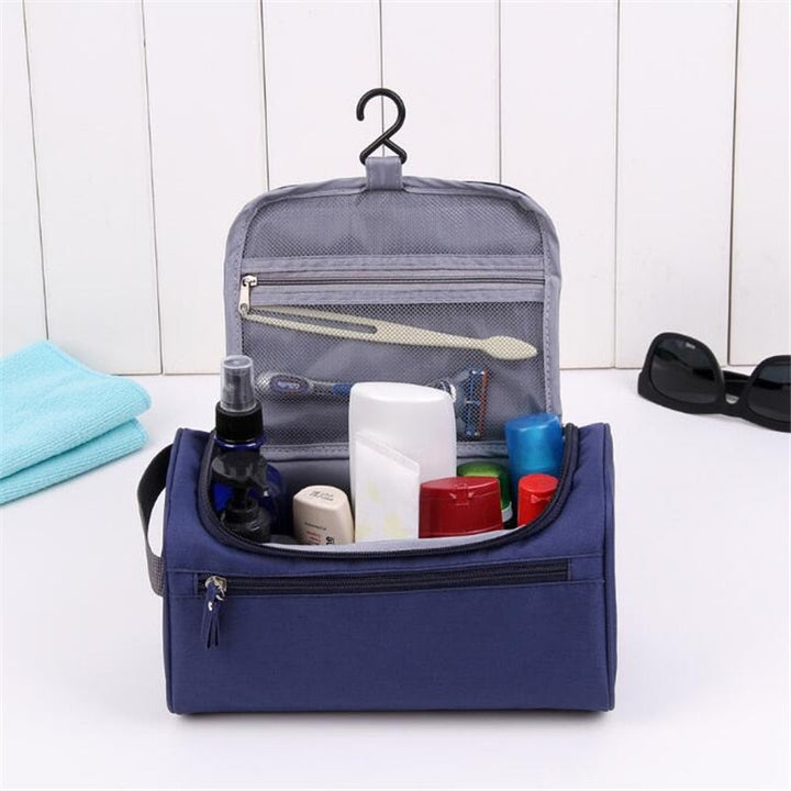 Travel Lady Cosmetic Bag Female Hanging Make Up Organizer Box Toiletry Wash Bath Storage Women Waterproof Makeup Case Image 4