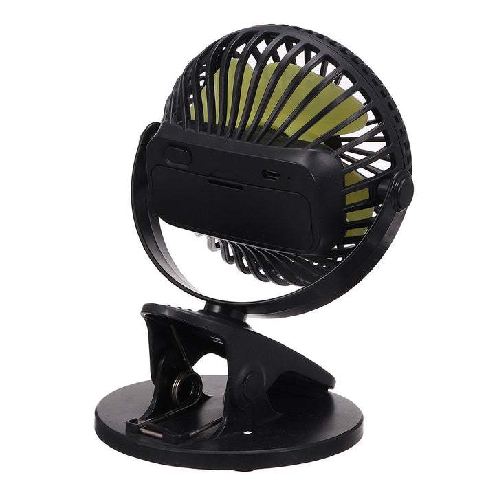 Travel Mini USB Clip-on Fan 360 Desktop Rotation Portable Desk Fan Personal Quiet Electric Fan for Home Office Camping Image 5