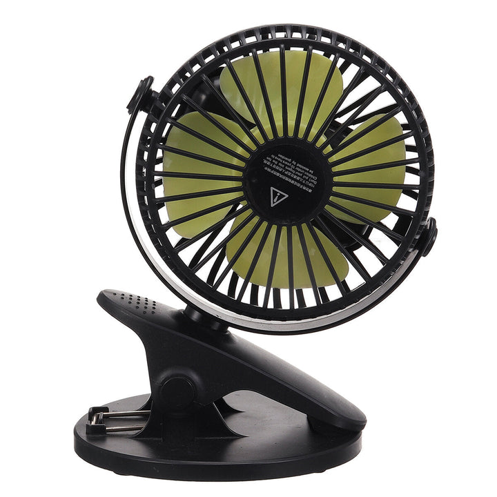 Travel Mini USB Clip-on Fan 360 Desktop Rotation Portable Desk Fan Personal Quiet Electric Fan for Home Office Camping Image 6