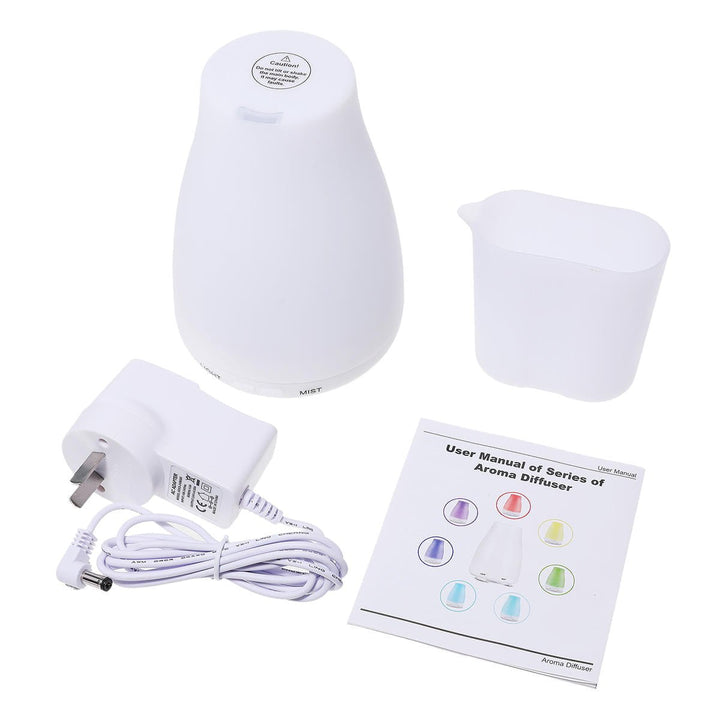 Ultrasonic Humidifier Waterless Auto Shut-off Aromatherapy Oil Cool Mist Diffuser With Color LED Lights Image 3