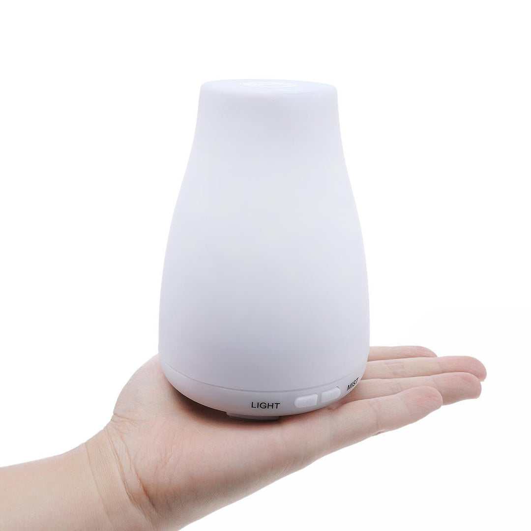 Ultrasonic Humidifier Waterless Auto Shut-off Aromatherapy Oil Cool Mist Diffuser With Color LED Lights Image 8