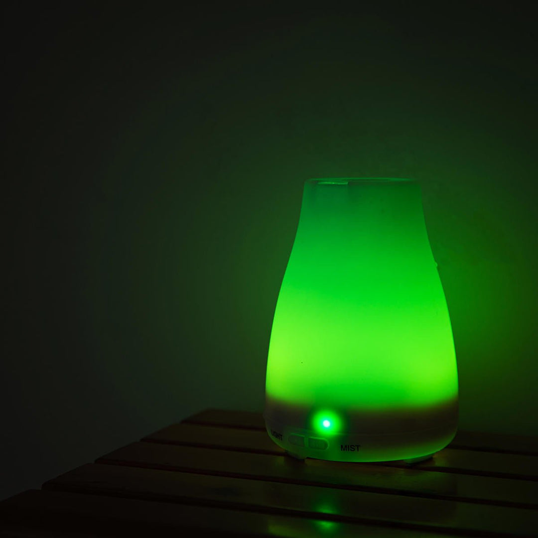 Ultrasonic Humidifier Waterless Auto Shut-off Aromatherapy Oil Cool Mist Diffuser With Color LED Lights Image 11