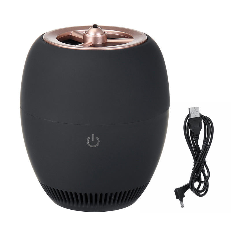 USB Car Air Purifier Negative Ion Black Deodorant Smoke Formaldehyde Haze PM2.5 Negative Ion Generator Image 1