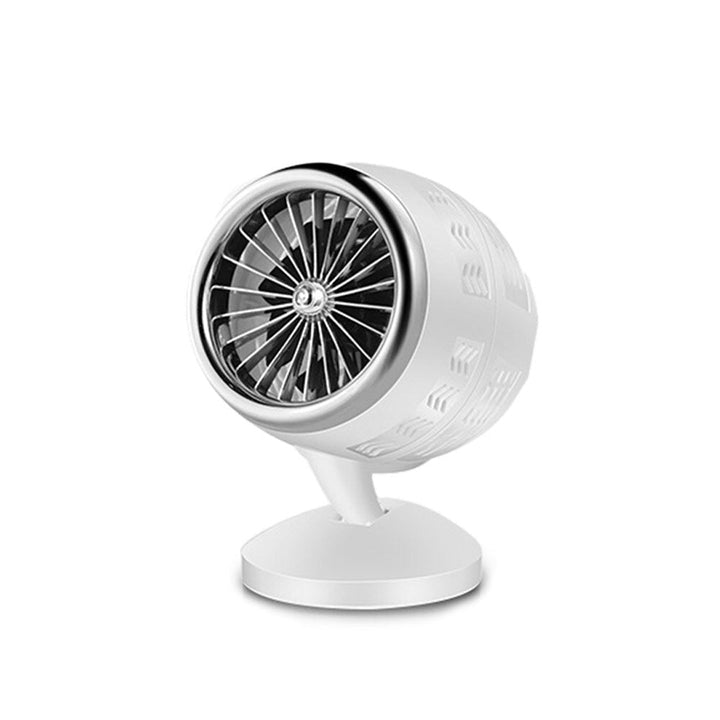 USB Creative Hawkeye Turbo Fan Mini Fan Double-blade Fan Air Cooler Two Speed Control Cooling Fan Image 3