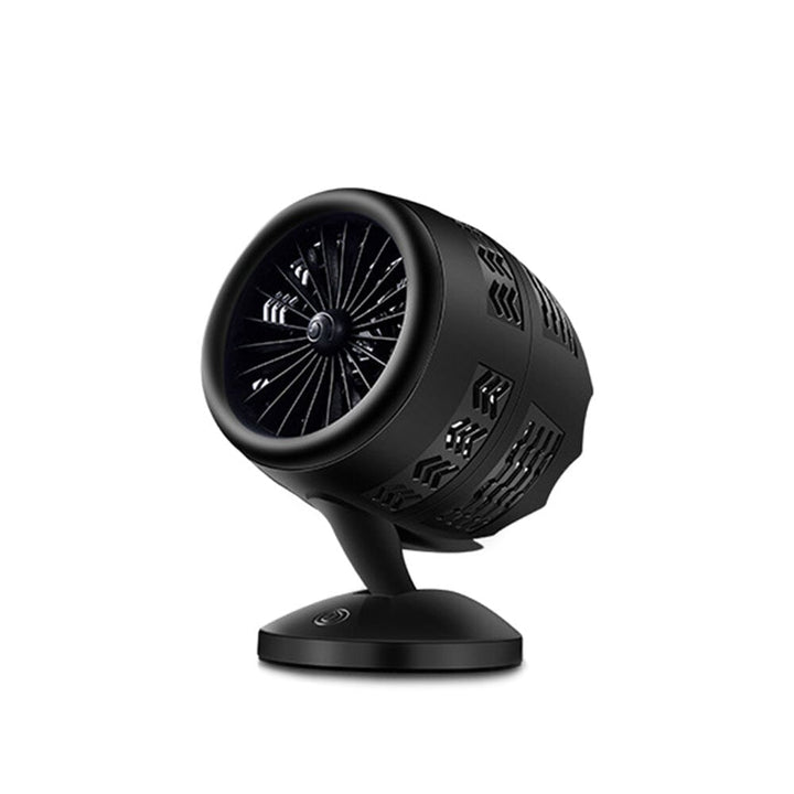 USB Creative Hawkeye Turbo Fan Mini Fan Double-blade Fan Air Cooler Two Speed Control Cooling Fan Image 1