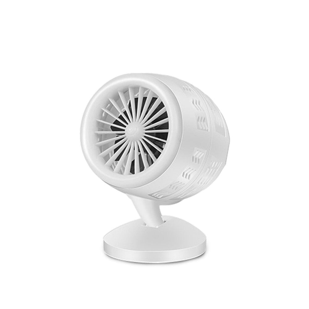 USB Creative Hawkeye Turbo Fan Mini Fan Double-blade Fan Air Cooler Two Speed Control Cooling Fan Image 5