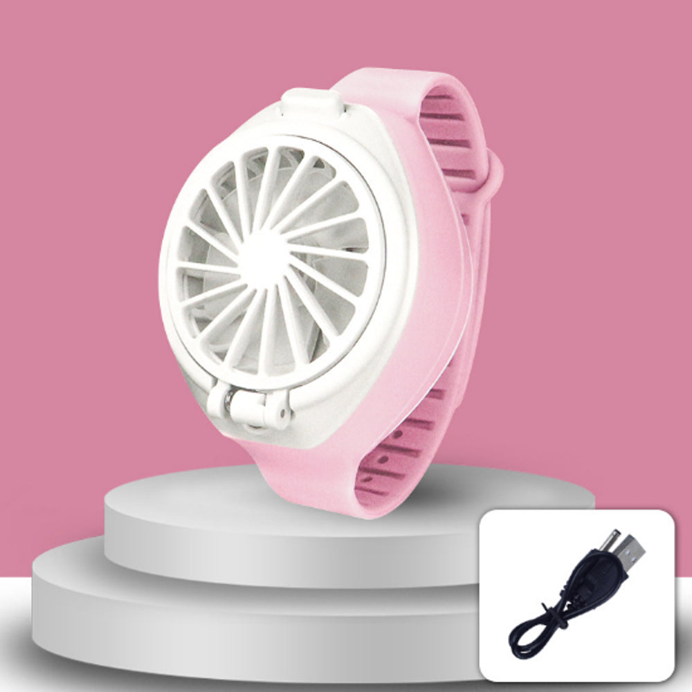 USB Charging Version Mini Watch Fan Lazy Fan Artifact Toys Image 6