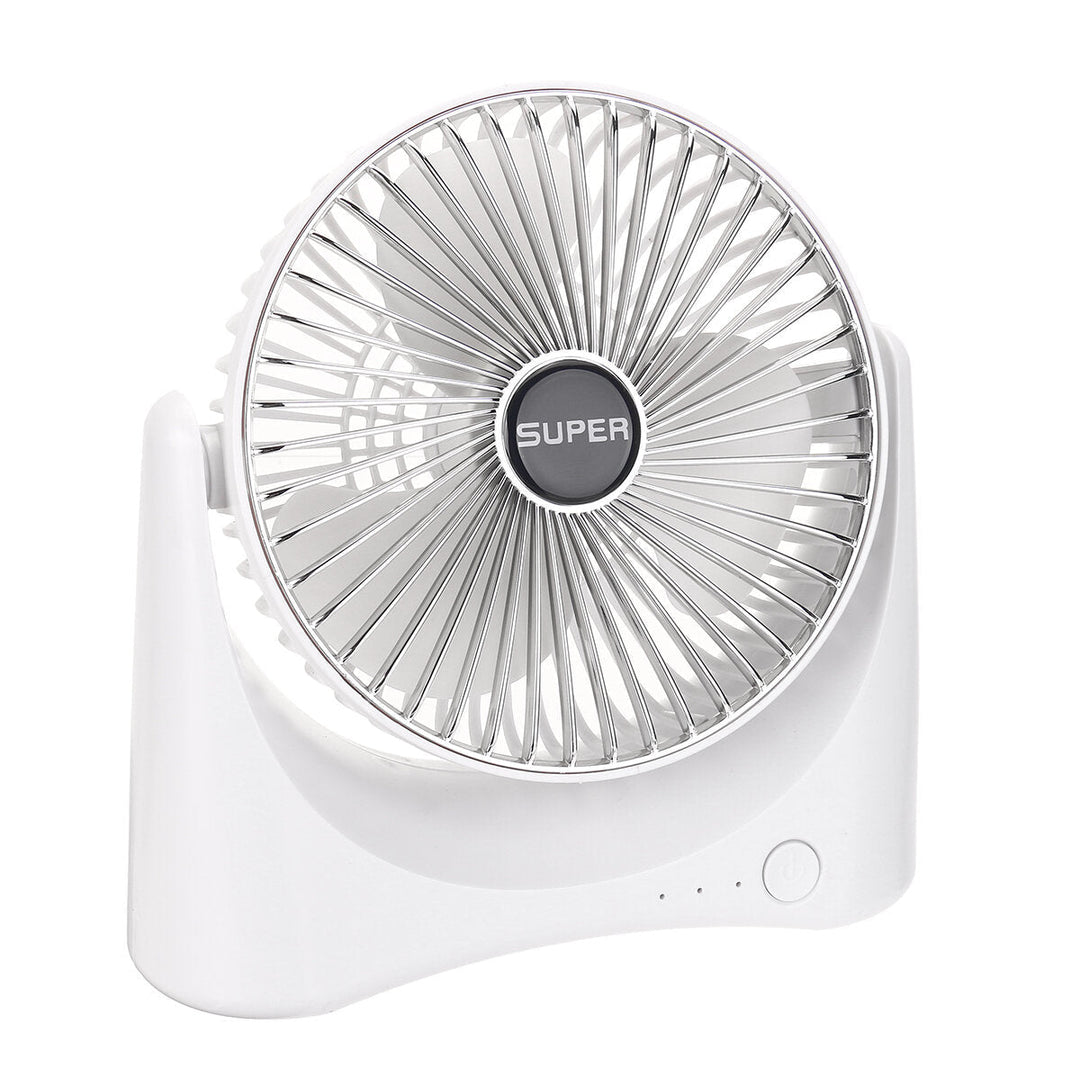 USB Fan 40000mAH 3 Gears 120 Free Rotation Micro USB Charging Summer Fan Image 1