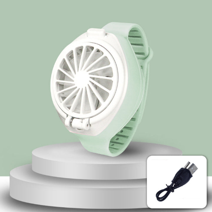 USB Charging Version Mini Watch Fan Lazy Fan Artifact Toys Image 7