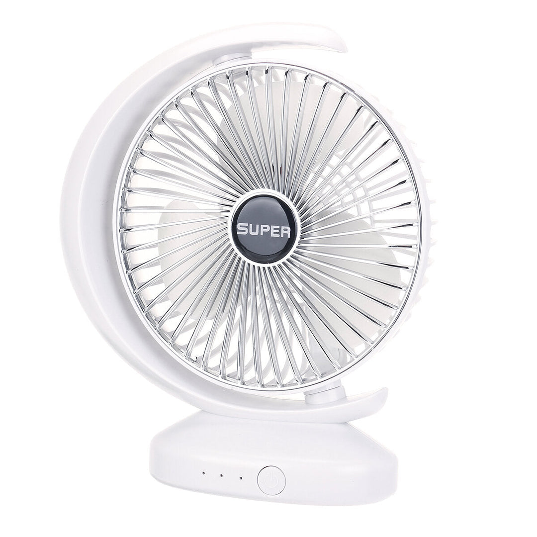 USB Fan 40000mAH 3 Gears 120 Free Rotation Micro USB Charging Summer Fan Image 5