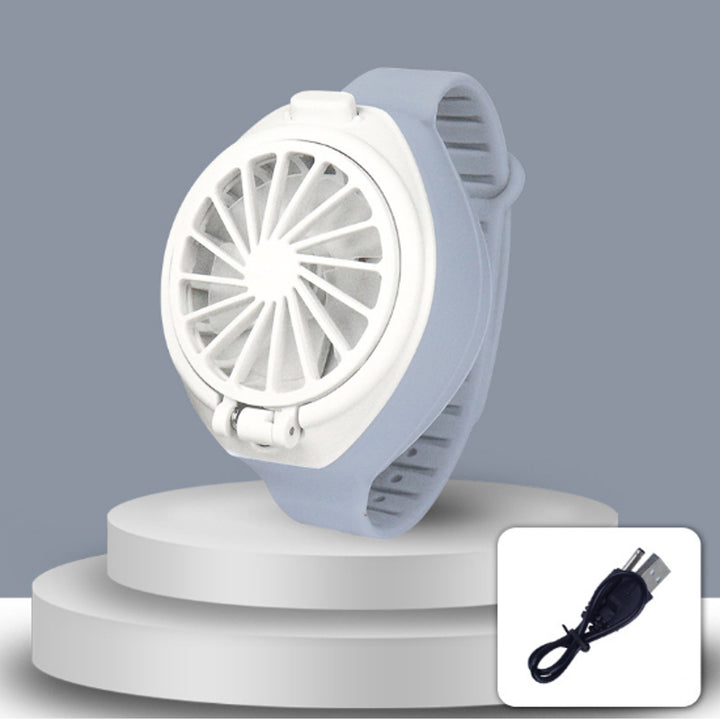 USB Charging Version Mini Watch Fan Lazy Fan Artifact Toys Image 8