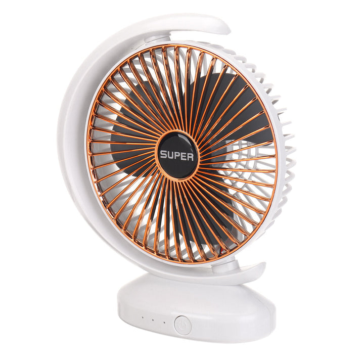 USB Fan 40000mAH 3 Gears 120 Free Rotation Micro USB Charging Summer Fan Image 6