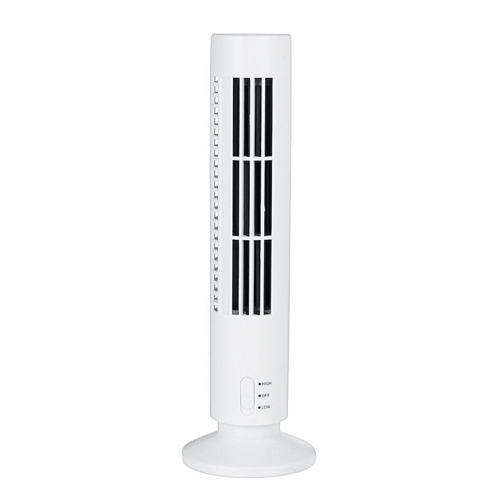 USB Mini Leafless Air Conditioner Table Cooler Tower Fan Summer Cooling for Home Office DTTT Image 1