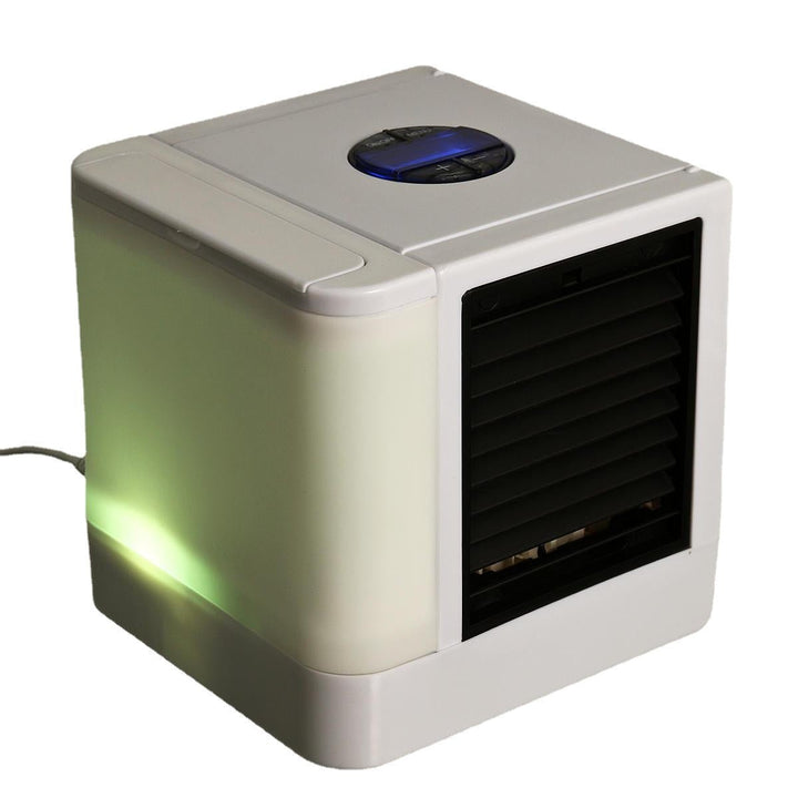 USB Mini Portable Air Conditioner 7 Colors Light Air Cooling Fan Humidifier Purifier Image 7