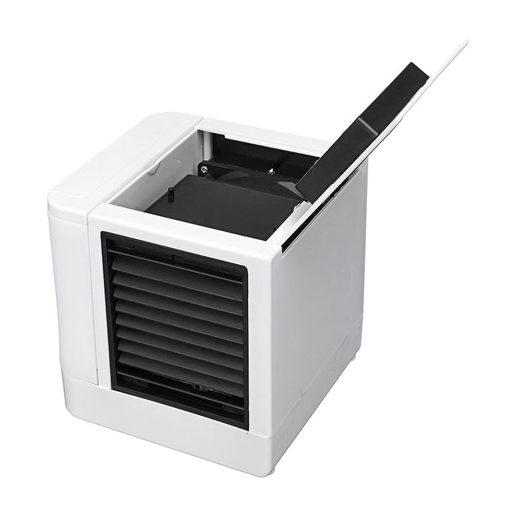 USB Mini Portable Air Conditioner 7 Colors Light Air Cooling Fan Humidifier Purifier Image 8