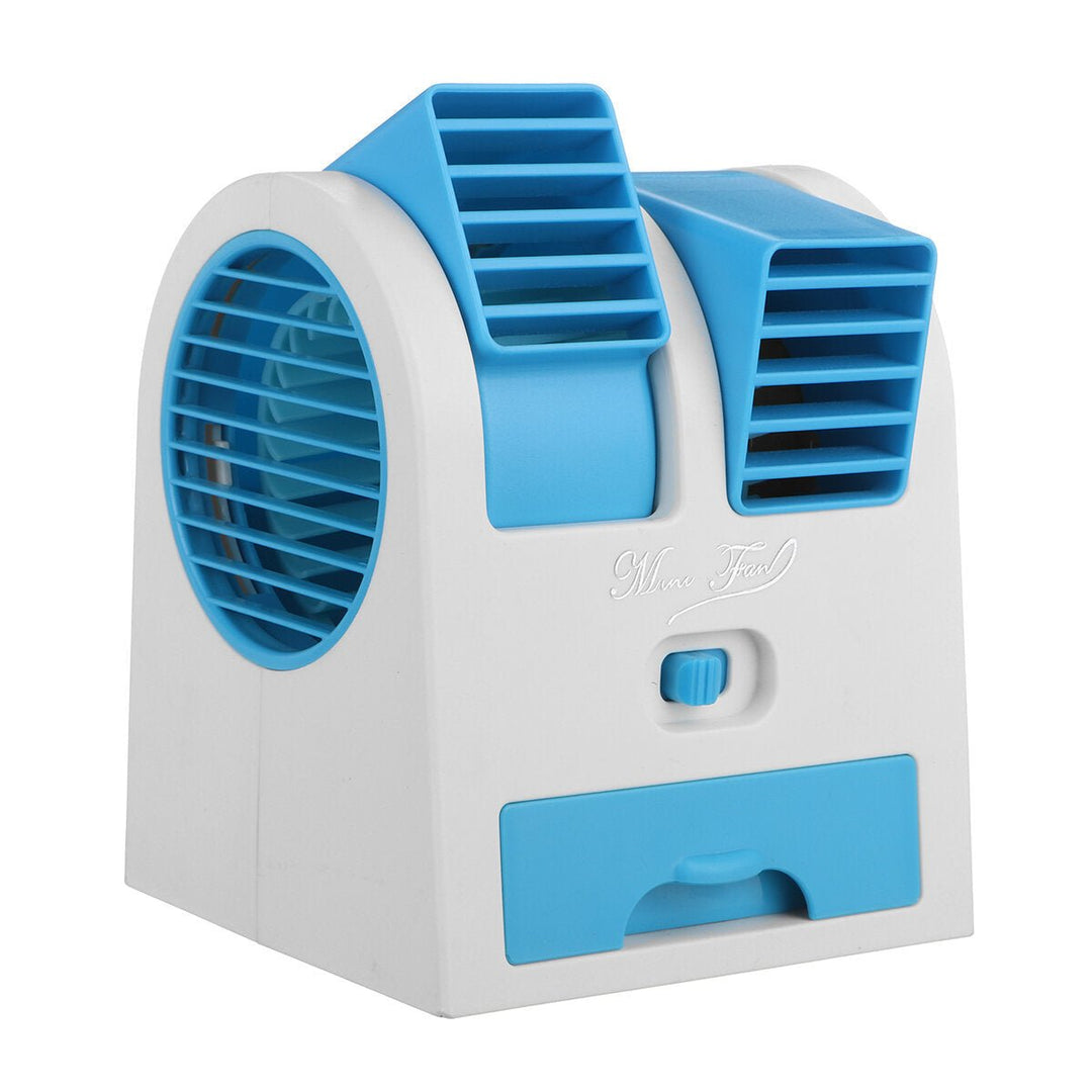 USB Mini Portable Desktop Air Conditioner Small Fan Cooling Humidifier Cooler Image 6