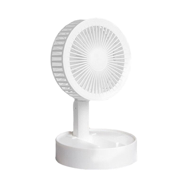 USB Rechargeable Handheld Fan 180 Flip Portable Desktop Office Fan Folding Retractable Fan Outdoor Mini Fan Image 2