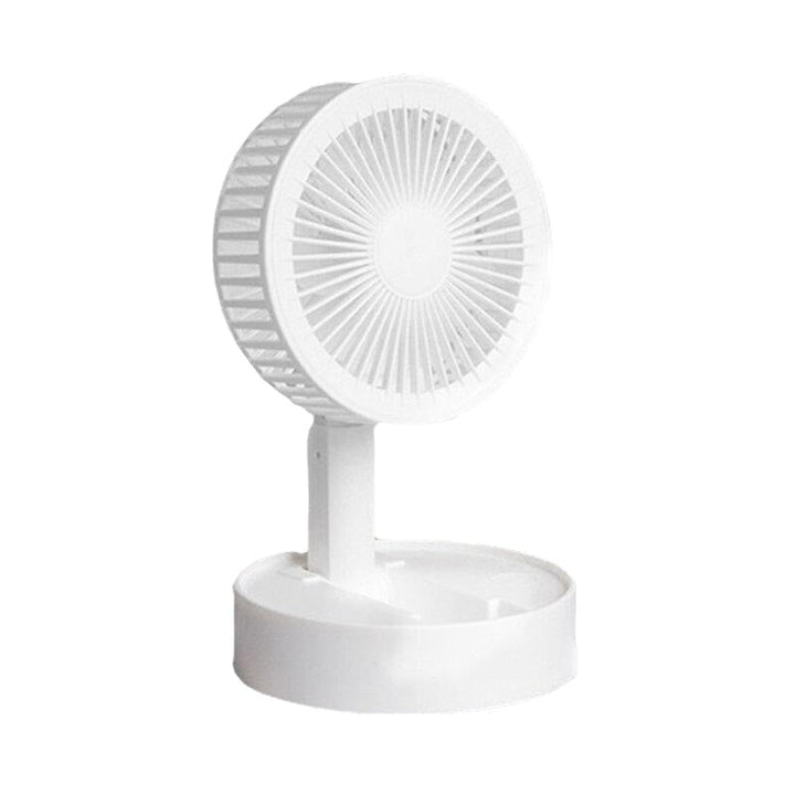 USB Rechargeable Handheld Fan 180 Flip Portable Desktop Office Fan Folding Retractable Fan Outdoor Mini Fan Image 1