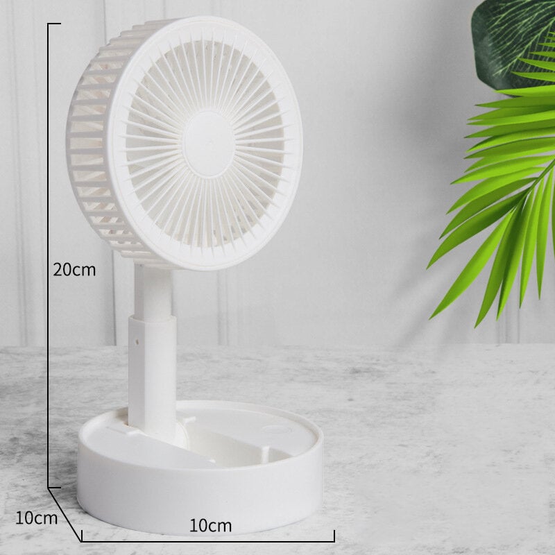 USB Rechargeable Handheld Fan 180 Flip Portable Desktop Office Fan Folding Retractable Fan Outdoor Mini Fan Image 7