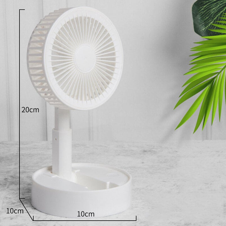 USB Rechargeable Handheld Fan 180 Flip Portable Desktop Office Fan Folding Retractable Fan Outdoor Mini Fan Image 7