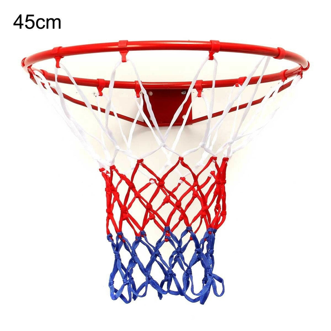 Wall Mounted Hanging Basketball Goal Hoop Rim Metal Netting Image 7