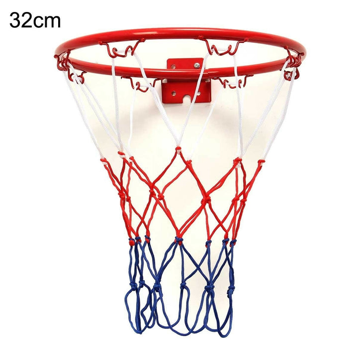 Wall Mounted Hanging Basketball Goal Hoop Rim Metal Netting Image 8