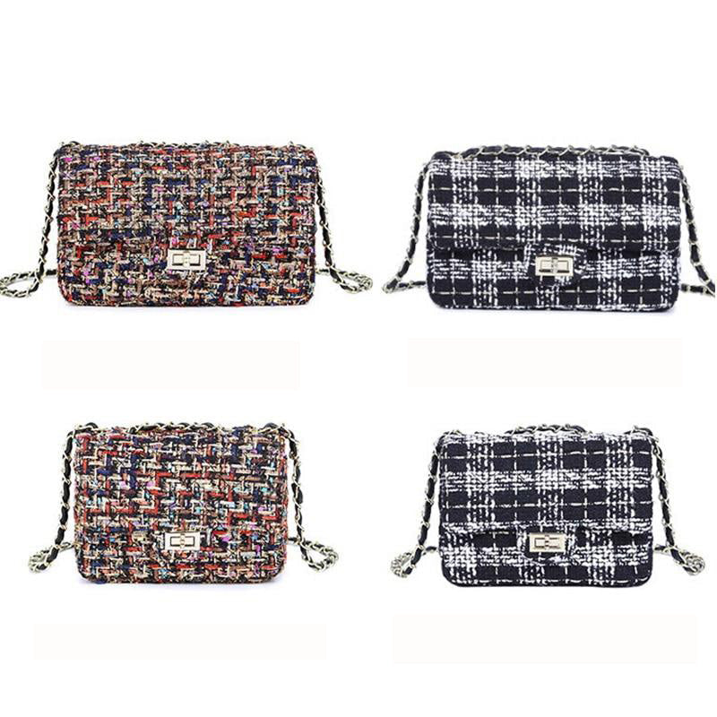 Winter Woolen Messenger Bag Ladies Handbag DTTT Image 1