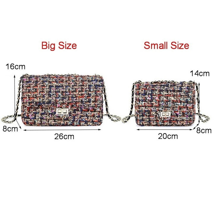 Winter Woolen Messenger Bag Ladies Handbag DTTT Image 4