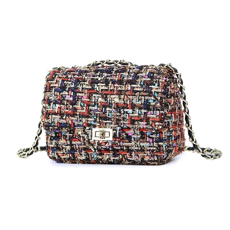 Winter Woolen Messenger Bag Ladies Handbag DTTT Image 9