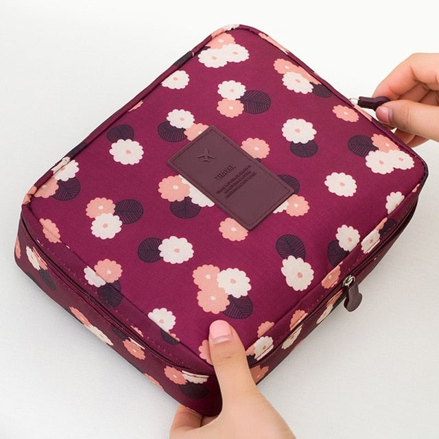 Women Cosmetic bag fine Make Up Bag Organizer Travel Case For Female Storage Toiletry Image 1