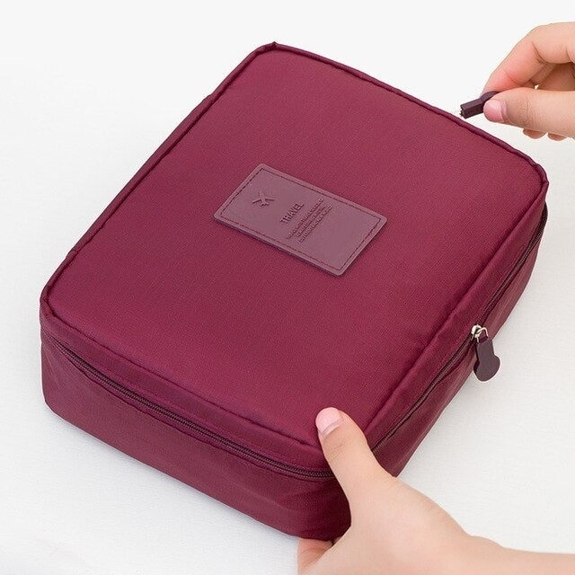 Women Cosmetic bag fine Make Up Bag Organizer Travel Case For Female Storage Toiletry Image 4