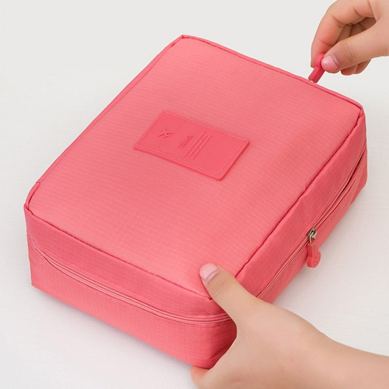 Women Cosmetic bag fine Make Up Bag Organizer Travel Case For Female Storage Toiletry Image 5