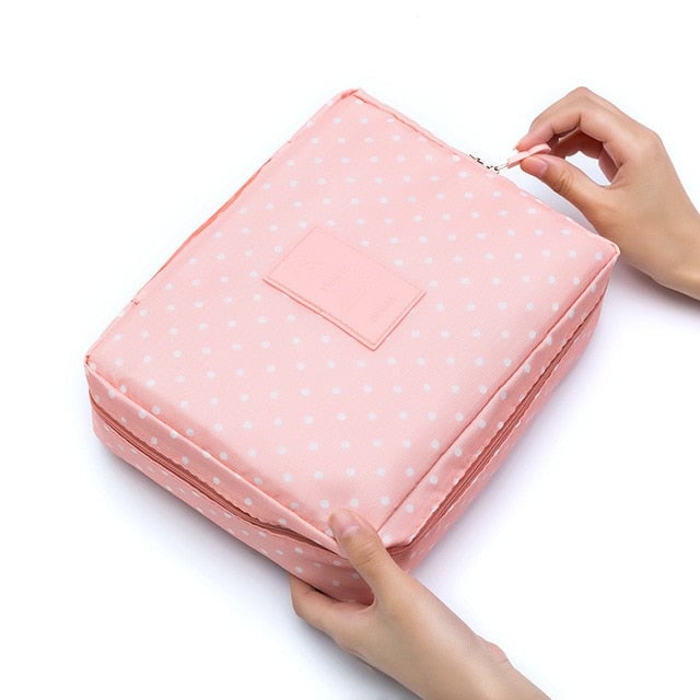 Women Cosmetic bag fine Make Up Bag Organizer Travel Case For Female Storage Toiletry Image 12