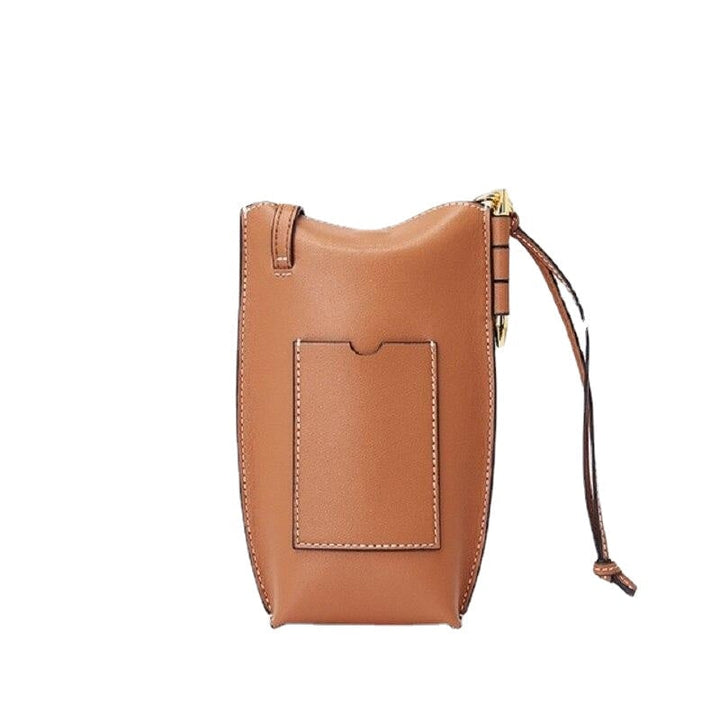 Women Messenger Bag fine Genuine Leather Handbag Fashion Small Flap Phone Bag Image 3