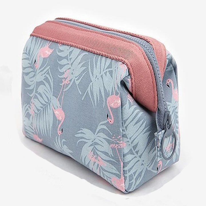 Women Travel Animal Flamingo Make Up Bags Girl Cosmetic Bag Makeup Beauty Wash Organizer Toiletry pouch Storage Kit Bath Image 1