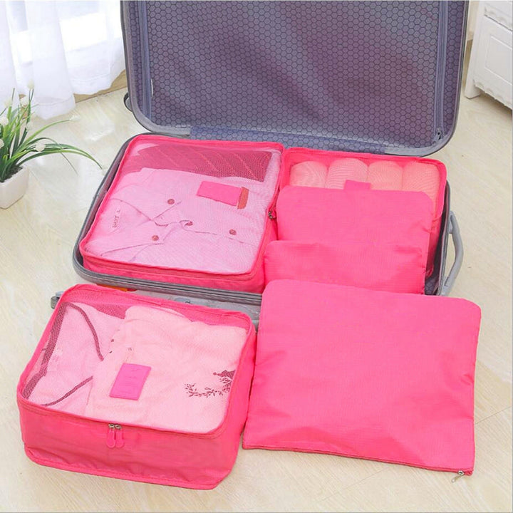 9Pcs Waterproof Packing Cubes Travel Organizer Storage Bags Nylon Polyester Image 11