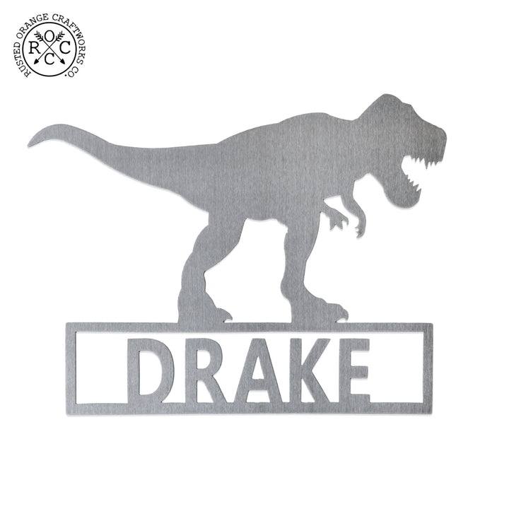 Dinosaur Signs - Personalized Dinosaur Decor with Childs Name For Boys and Girls Image 12