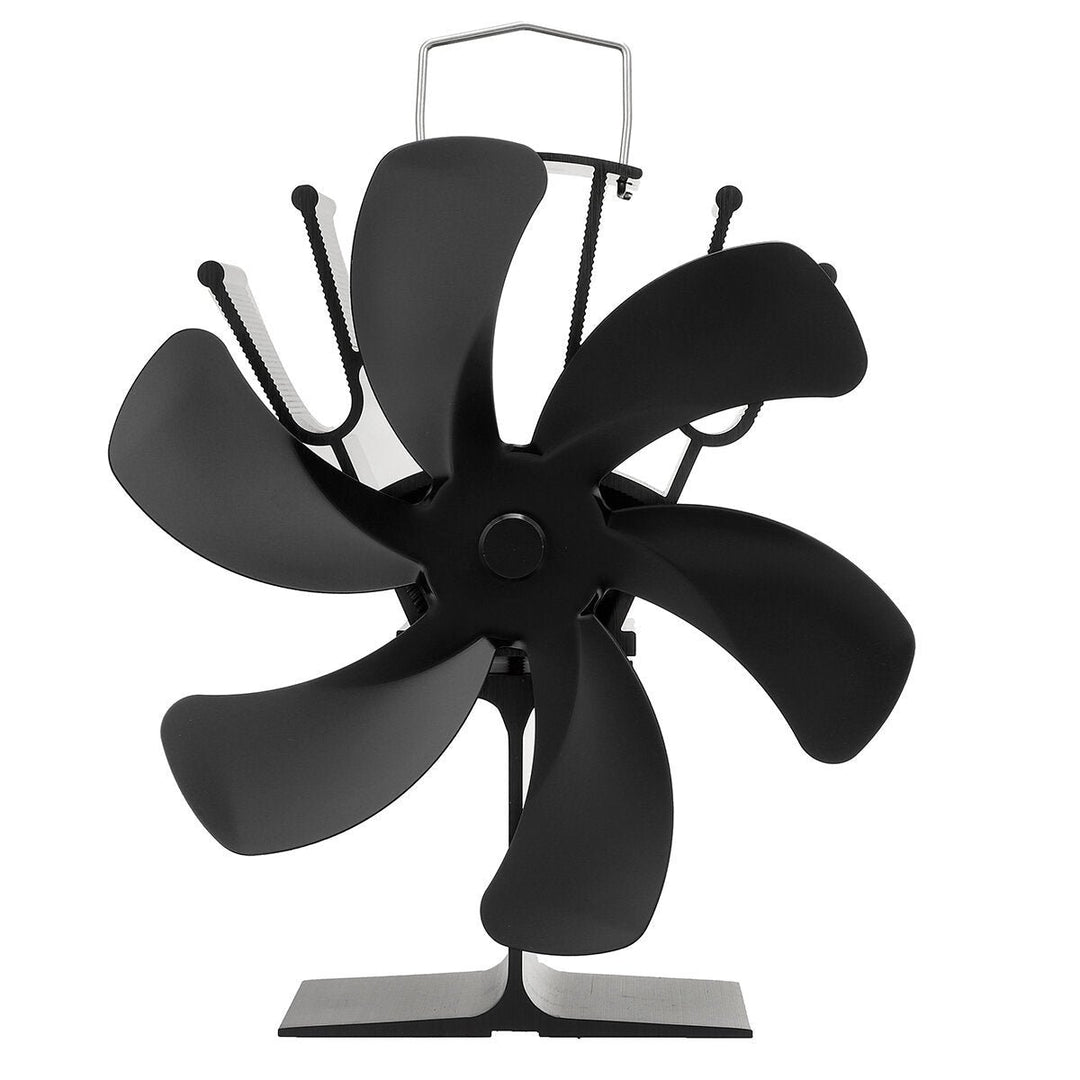 Automatically Heater Fan Faster Speed Self-Powered Quiet Stove Fan Winter Warmer Image 3