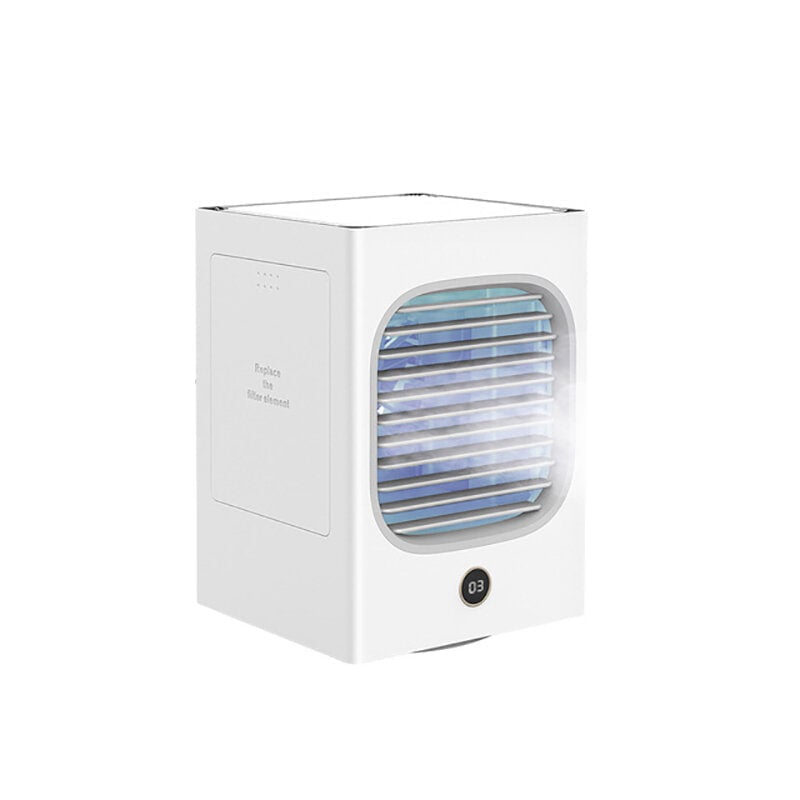 Mini Air Cooler Portable Small Fan Low Noise Wind Air Circulation Humidification Fan Desktop Air Conditioning Fan with Image 6