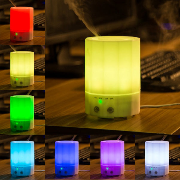 RGB LED Night Light 200ml Portable USB Humidifier Air Purifier Image 5