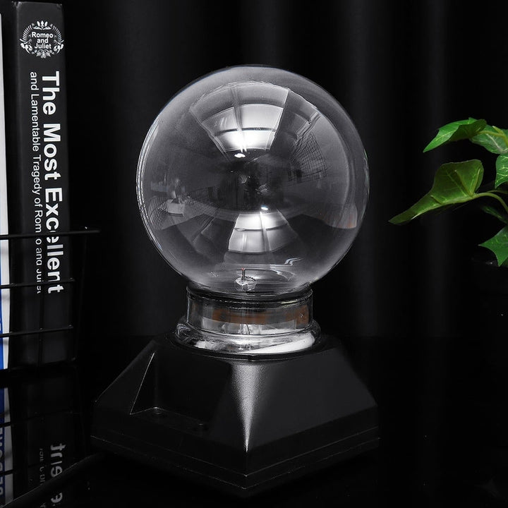 5 Inch Music Plasma Ball Sphere Light Crystal Light Magic Desk Lamp Novelty Bule Light Image 6