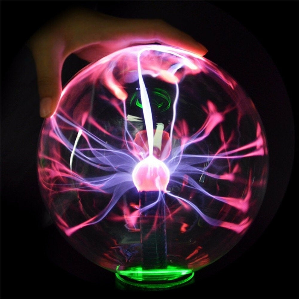 5 Inch Upgrade Plasma Ball Sphere Light Crystal Light Magic Desk Lamp Novelty Light Image 3