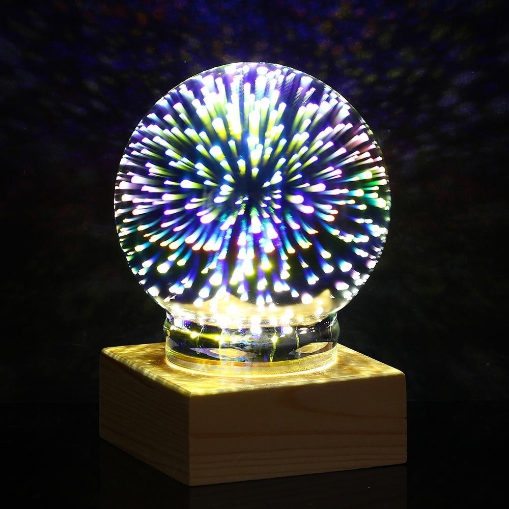 Upgrade USB Plasma Ball Sphere Lightning Light Crystal Desk Lamp Globe Laptop Decor Image 4