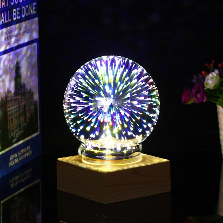 Upgrade USB Plasma Ball Sphere Lightning Light Crystal Desk Lamp Globe Laptop Decor Image 5