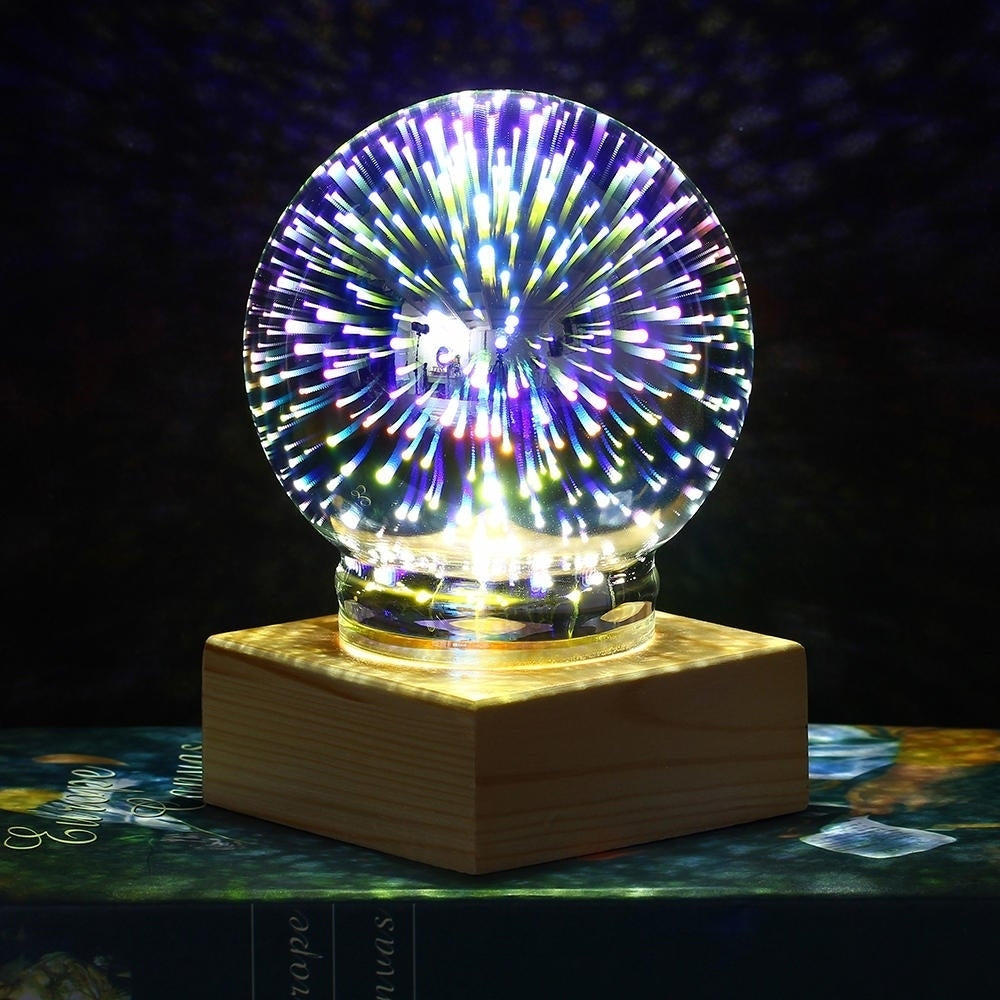 Upgrade USB Plasma Ball Sphere Lightning Light Crystal Desk Lamp Globe Laptop Decor Image 7