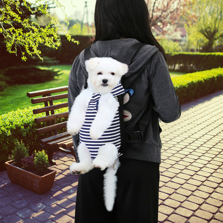 Dog Carrier Backpack Legs Out Front Adjustable Pet Travel Bag Multiple Colors S M L Image 8