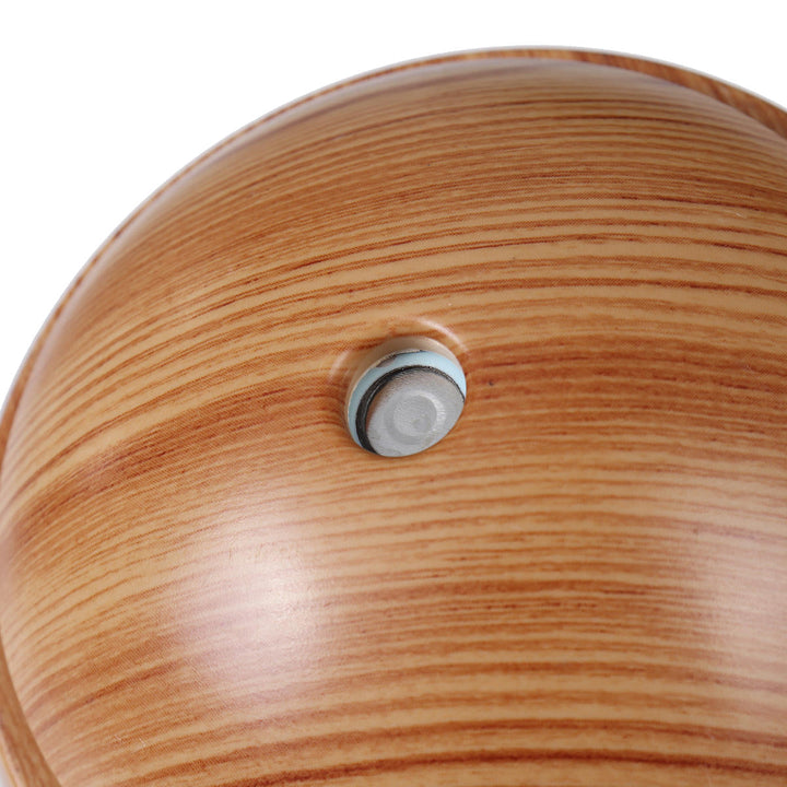 130ML Aroma Air Humidifier Wood Grain with LED Lights Essential Oil Diffuser Aromatherapy Electric Mist Maker for Home Image 8